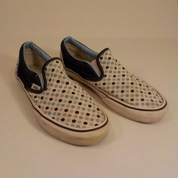vans blue dots